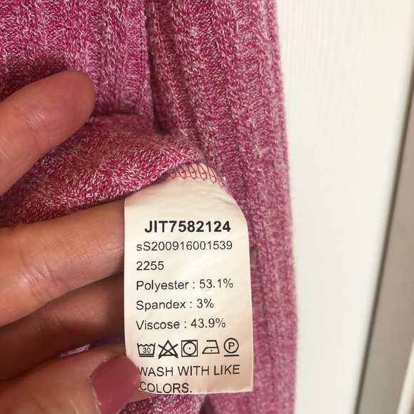 Shein Long Sleeve with Fake Button Back Top - Picture 4 of 5